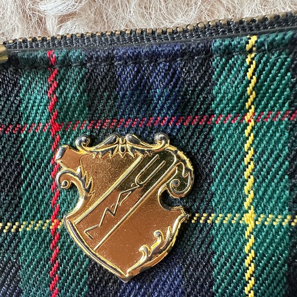 MAC Cosmetics 2010 Holiday Limited Edition Tartan Plaid Makeup Bag Clutch - Picture 3 of 7